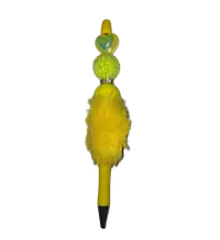 Fancy Ink Pens – Yellow Feathers