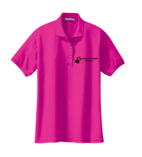 Port Authority® Women's Silk Touch™ Polo (Pink) – Image 1
