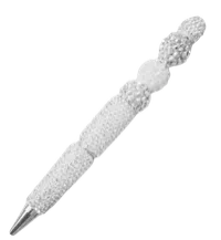 Bejeweled Ink Pens – White