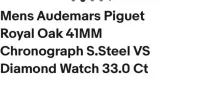 Audemars Piguet Royal Oak Chronograph 41mm Pavé Diamond – Image 14