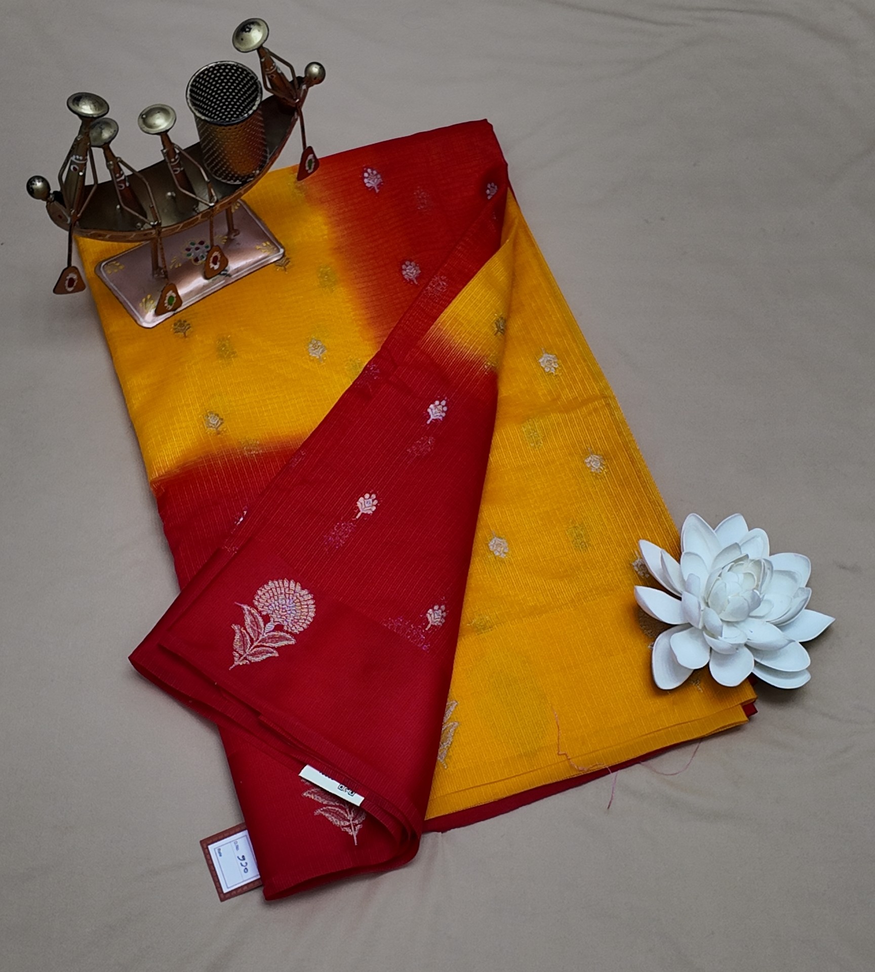 Kota Saree RS-KO-02 – Free Size, Mustard Yellow