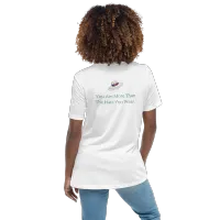 Women's Relaxed T-Shirt - Women Wear Many Hats 2/Back Message – Image 1