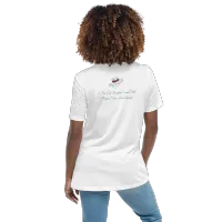 Women's Relaxed T-Shirt - God Defines My Beauty/Back Message – Image 1