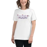 Women's Relaxed T-Shirt - I Am God's Masterpiece – Image 1