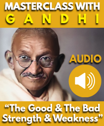 The Good and The Bad - Trance AUDIO - A Spiritual Masterclass with Ghandi via Deep Trance Medium Ian Rogers – Image 2