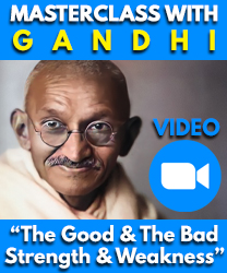 The Good and The Bad - Trance AUDIO - A Spiritual Masterclass with Ghandi via Deep Trance Medium Ian Rogers – Image 3