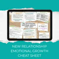 New Relationship Emotional Growth  Cheat Sheet – Image 1