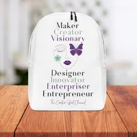 The Creative Spirit Channel Maker/Creator Minimalist Backpack – Image 1