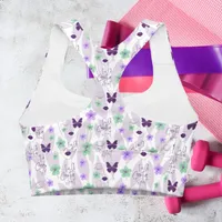 Creative Spirit Channel All-Over Longline Sports Bra – Image 4