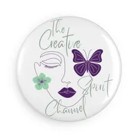Creative Spirit Channel Button Magnet – Image 2