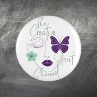 Creative Spirit Channel Button Magnet – Image 1