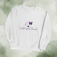 Creative Spirit Channel Unisex Recycled Sweatshirt – Maker Creator Visionary – Image 3