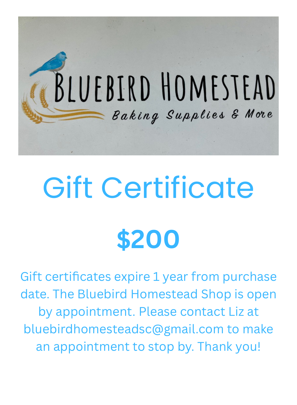 Shop Gift Certificate – Image 2