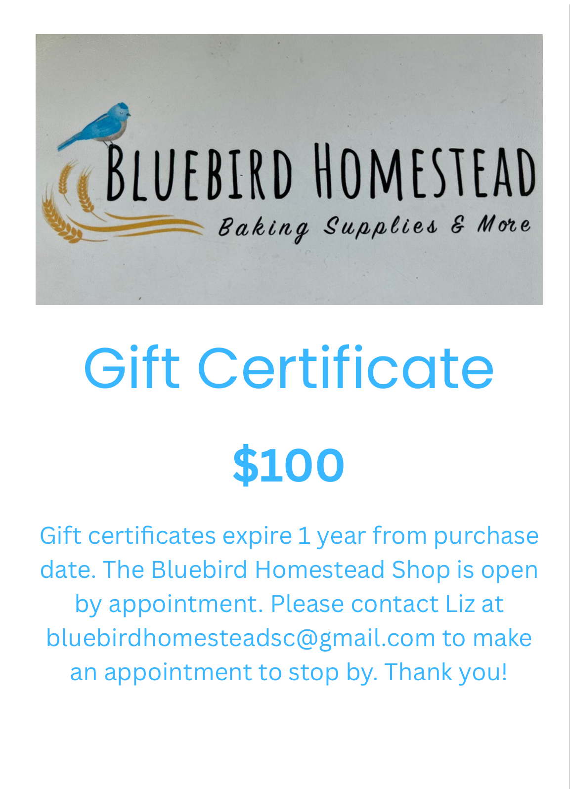 Shop Gift Certificate – Image 2