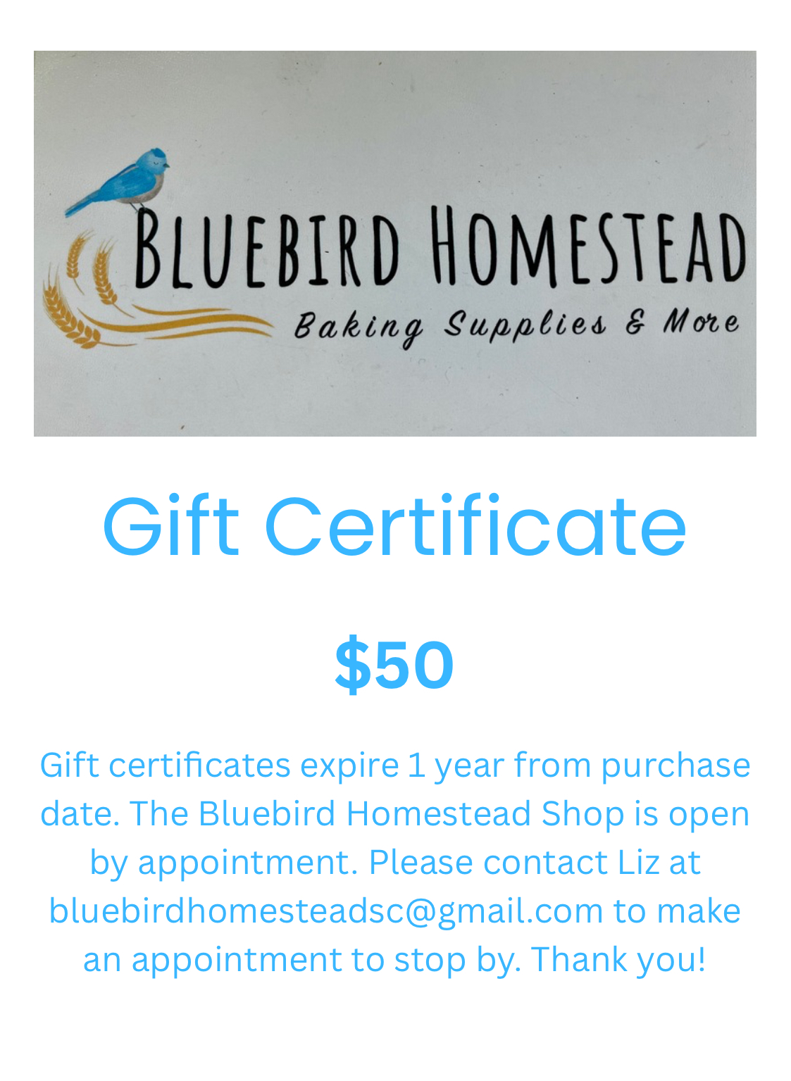 Shop Gift Certificate – Image 2