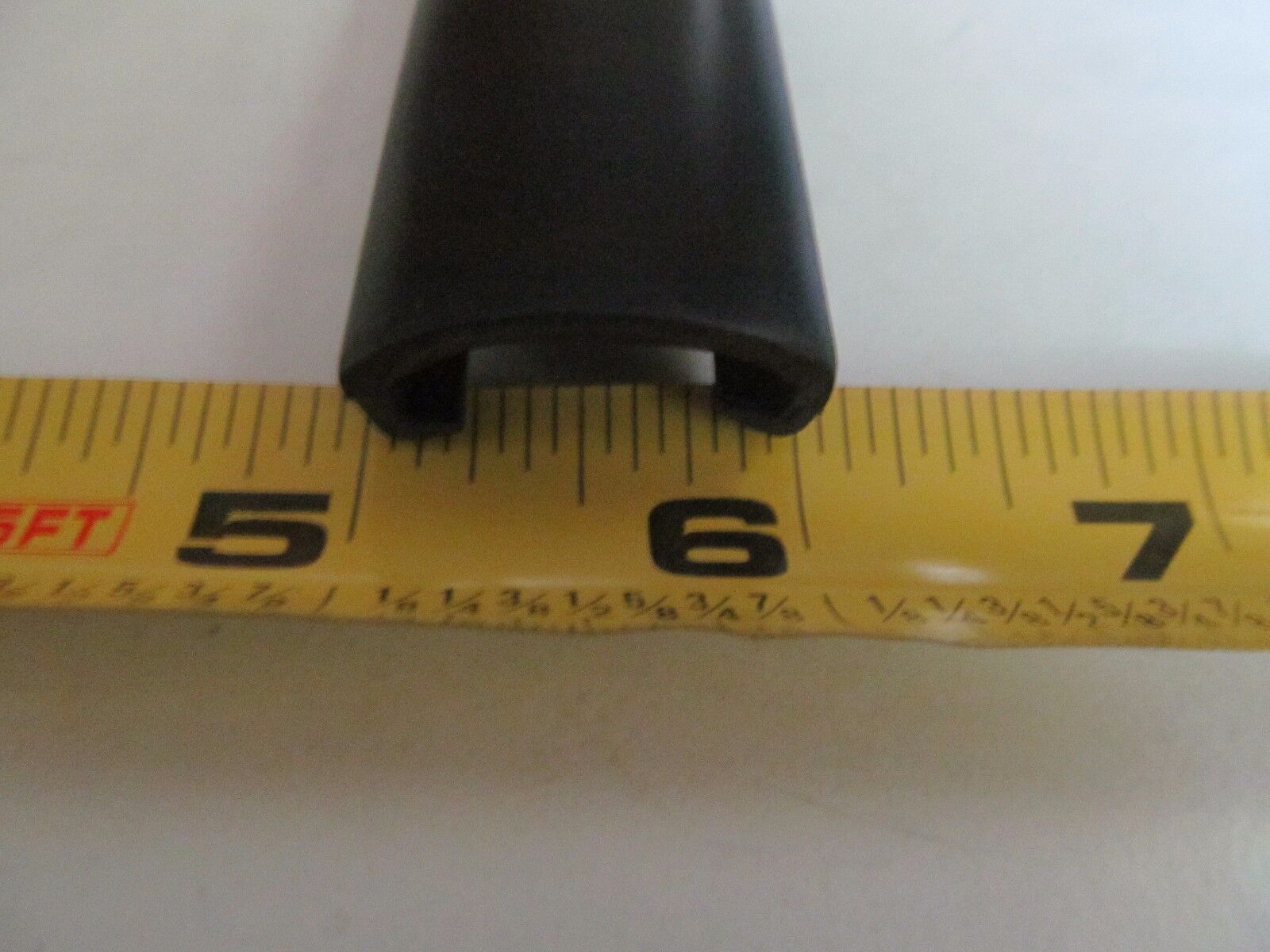 1″ Wide BLACK RV Boat Camper Vinyl Trim Molding Flexible Screw Cover – Image 1