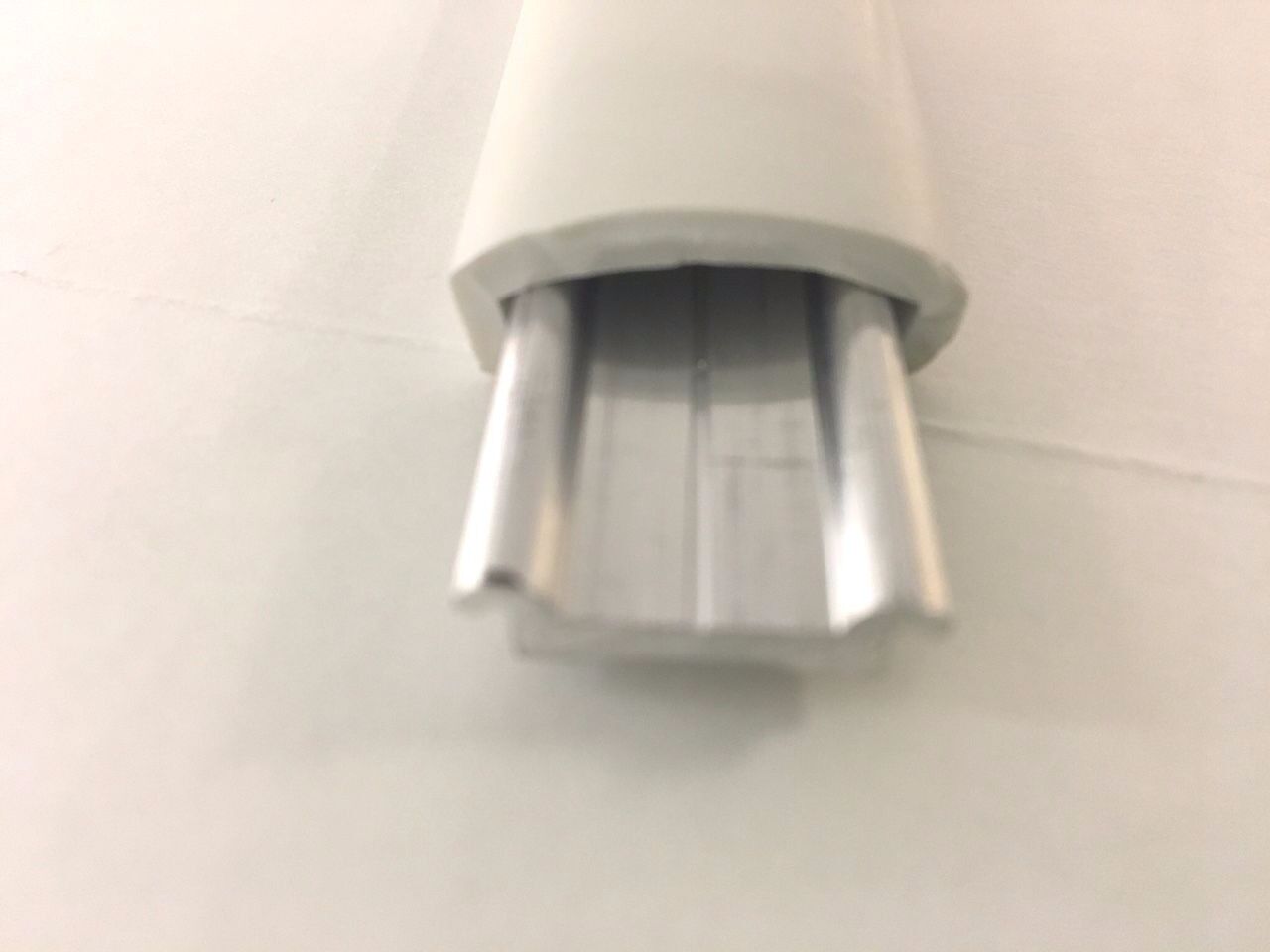 1″ Wide White RV Boat Camper Vinyl Trim Molding Flexible Screw Cover – Image 9