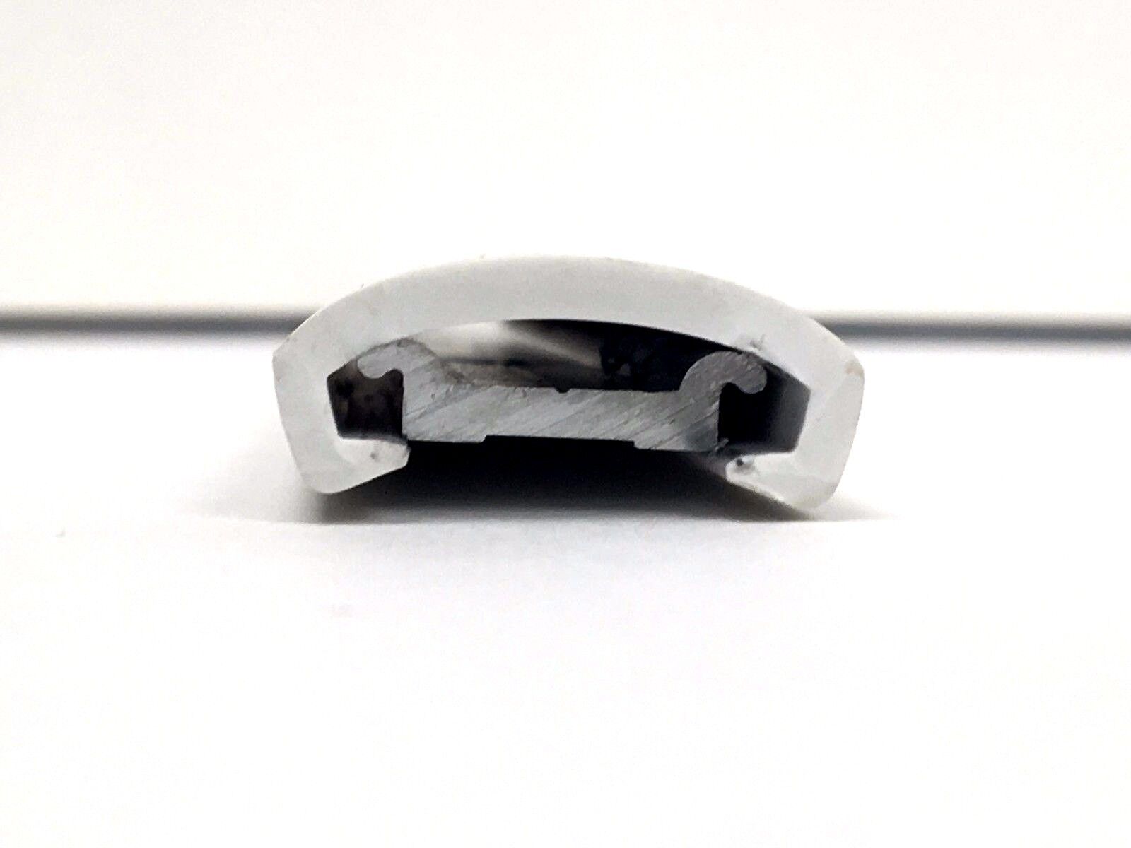 1″ Wide White RV Boat Camper Vinyl Trim Molding Flexible Screw Cover – Image 8