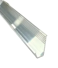 92″ Aluminum Gutter Drip Rail Trim Molding 1 3/8″ x 5/8″ No Holes – Image 4