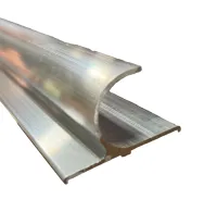 92″ Aluminum J Gutter Drip Rail Trim Molding 2 3/8″ x 1 1/2″ RV Houseboat Bus – Image 11