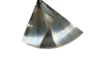 92″ Aluminum Lower Sidewall Radius Bottom Trim Molding RV 2″ x 2 13/16″ – Image 2