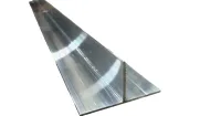 92″ Aluminum T Bar Trim 2″ Wide x 1″ High .031″ Thick No Holes – Image 3