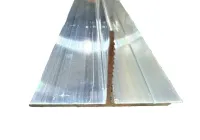 92″ Aluminum T Bar Trim 2″ Wide x 1″ High .031″ Thick No Holes – Image 2
