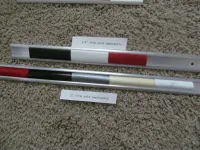 92″ Aluminum Vinyl Insert Type RV Trailer Flat Molding Trim 1 1/8″ x 1/8″ Leg – Image 4