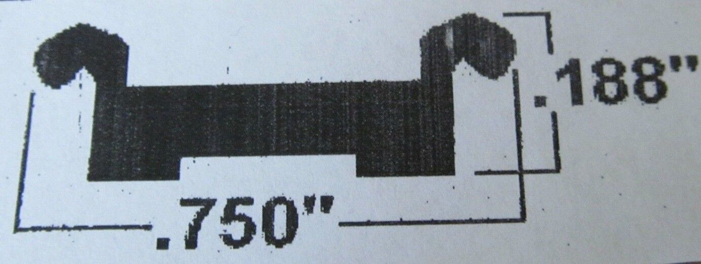 92″ Aluminum Vinyl Trim Type T4 Large Retainer Track RV Trailer 3/4″x 3/16″ – Image 7
