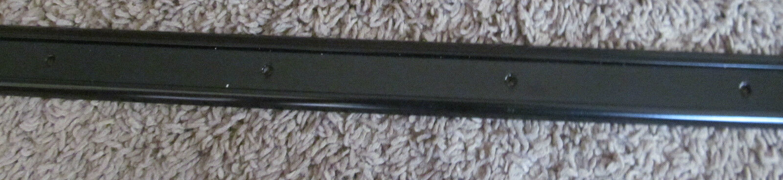 92″ BLACK 1 1/4″ x 1/4″ Aluminum Insert Type RV Trailer No Lip Flat Trim RV-387 – Image 3