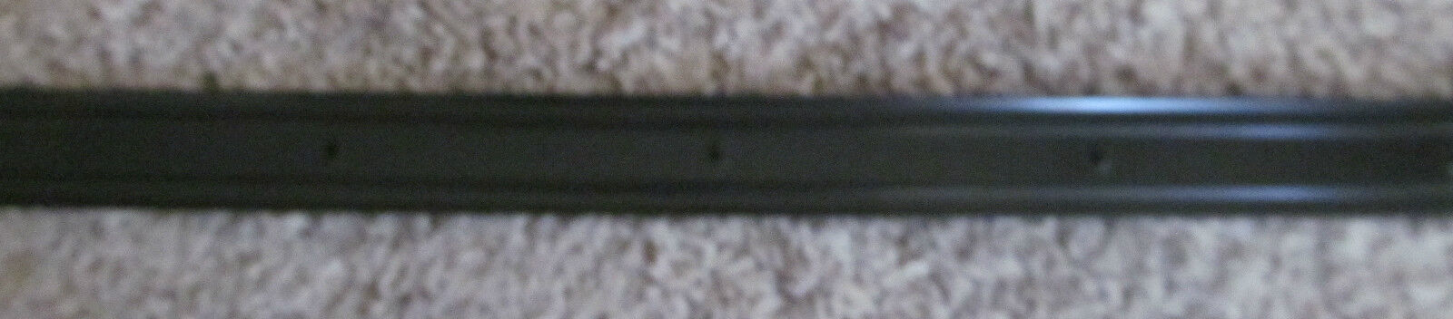 92″ BLACK 1 1/4″ x 1/4″ Aluminum Insert Type RV Trailer No Lip Flat Trim RV-387 – Image 4