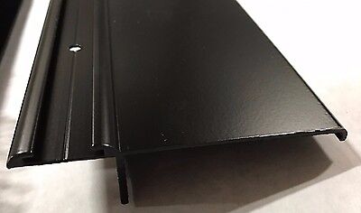92″ Black Aluminum Vinyl Insert Type T Molding Slide Out 4 3/8″ Trim RV-2 – Image 1