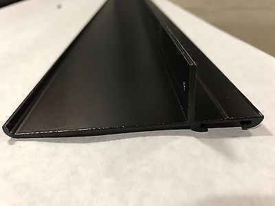 92″ Black Aluminum Vinyl Insert Type T Molding Slide Out 4 3/8″ Trim RV-2 – Image 2