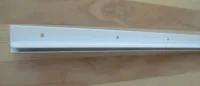92″ Gloss White Aluminum Awning Rail Trim Molding Vintage Trailer 1 1/8″ RV 39 – Image 2