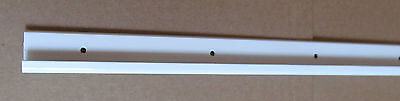 92″ Gloss WHITE Aluminum J Gutter Drip Rail Trim Molding 1 5/32″ x 1/2″ RV-116 – Image 2