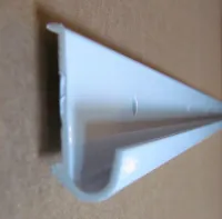 92″ Gloss WHITE Aluminum J Gutter Drip Rail Trim Molding 1 5/32″ x 1/2″ RV-116 – Image 1