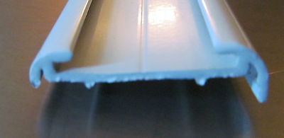 92″ Pcs. Aluminum Insert Type WHITE Flat Lip Trim 1 1/8″ x 1/4″ RV Motorhome – Image 5