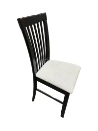RV Hide 2 Leaf Dinette Table with 4 Storage Chairs Hardwood Stained Black – Image 10