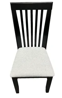 RV Hide 2 Leaf Dinette Table with 4 Storage Chairs Hardwood Stained Black – Image 11