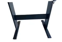 RV Hide 2 Leaf Dinette Table with 4 Storage Chairs Hardwood Stained Black – Image 9