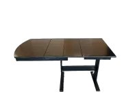 RV Hide 2 Leaf Dinette Table Hardwood Black 26 x 56 with 2 leafs – Image 2