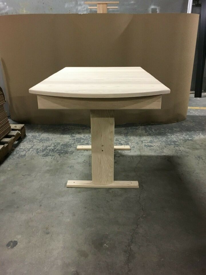 RV Hide 2 Leaf Dinette Table Hardwood Raw 26 x 56 with 2 Leafs – Image 2
