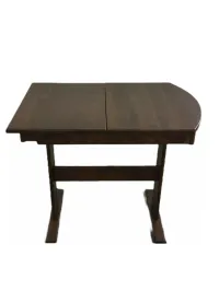 RV Hide 2 Leaf Dinette Table Hardwood Stained Cherry 26 x 56 with 2 leafs – Image 2