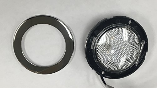 RV Boat Marine 12V Waterproof 3 LED’s Light Round Prismatic Push Lens ON / OFF – Image 4