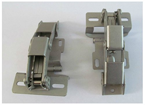 2 Hinge Spring Loaded Support Strut Nickel RV Overhead Cabinet Monaco Fleetwood – Image 1