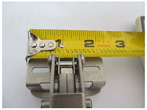 2 Hinge Spring Loaded Support Strut Nickel RV Overhead Cabinet Monaco Fleetwood – Image 2