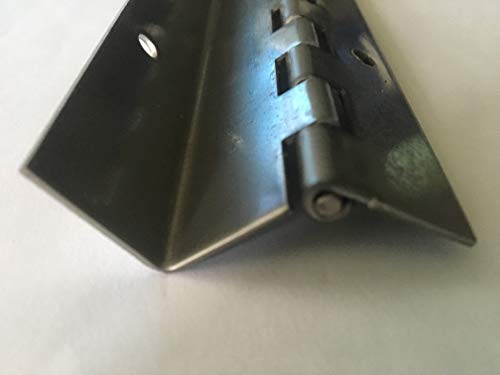Stainless Steel Offset Piano Hinge 16 Gauge Boat RV Cargo – Image 1
