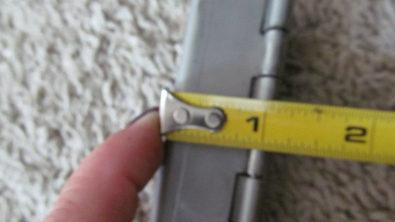 Stainless Steel Offset Piano Hinge 16 Gauge Boat RV Cargo – Image 8