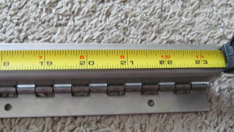 Stainless Steel Offset Piano Hinge 16 Gauge Boat RV Cargo – Image 11