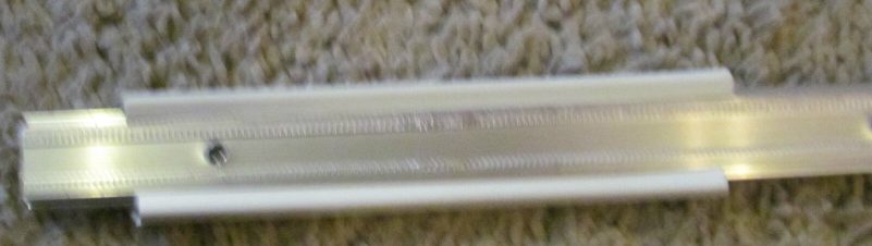 Sample 1″ Wide White RV Boat Camper Vinyl Trim Molding Flexible Screw Cover – Image 7